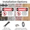 Signmission Authorized Personnel Only Beyond This Point Danger Sign, Plastic, 10in W x 7in L, 2PK OS-2PACK-DS-P-710-L-1036 - alternate 6
